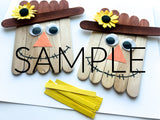 Scarecrow Popsicle Stick Craft (PLR Limited)