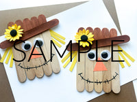 Scarecrow Popsicle Stick Craft (PLR Limited)