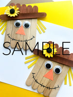 Scarecrow Popsicle Stick Craft (PLR Limited)