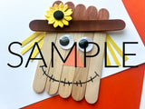 Scarecrow Popsicle Stick Craft (PLR Limited)