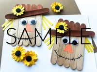 Scarecrow Popsicle Stick Craft (PLR Limited)