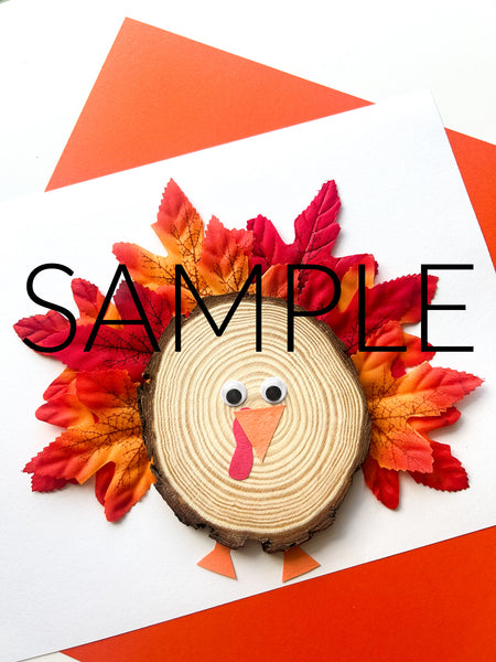 Wood Slice Turkey Craft (PLR Limited)