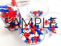 Red, White, and Blue Sensory Bottle (PLR Unlimited)
