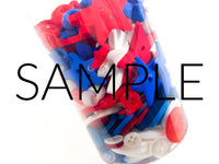 Red, White, and Blue Sensory Bottle (PLR Unlimited)