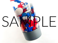 Red, White, and Blue Sensory Bottle (PLR Unlimited)