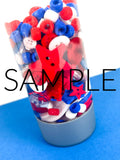 Red, White, and Blue Sensory Bottle (PLR Unlimited)