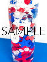 Red, White, and Blue Sensory Bottle (PLR Unlimited)