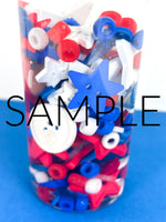 Red, White, and Blue Sensory Bottle (PLR Limited)