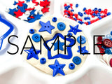 Patriotic Playdough Invitation (PLR Limited)