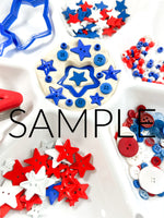 Patriotic Playdough Invitation (PLR Limited)