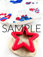 Patriotic Playdough Invitation (PLR Limited)