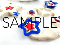 Patriotic Playdough Invitation (PLR Limited)