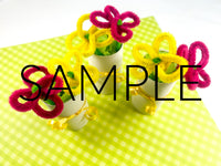 Toilet Paper Roll Flower Bouquets (PLR Limited - 20 Sets)
