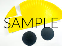 School Bus Paper Plate Craft (PLR Limited)