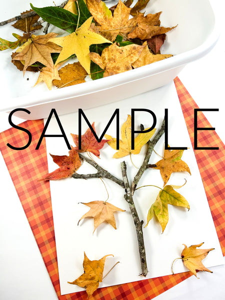 Fall Leaf Tree Craft (PLR Limited - 20 Sets)
