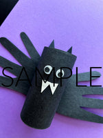 Bat Toilet Paper Roll Handprint Craft (PLR Limited)