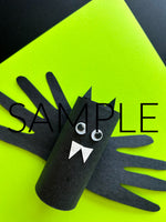 Bat Toilet Paper Roll Handprint Craft (PLR Limited)