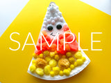 Candy Corn Pom Pom Paper Plate Craft (PLR Limited)