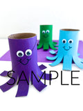 Octopus Toilet Paper Roll Craft (PLR Limited)