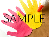 Campfire Handprint Art (PLR Limited)