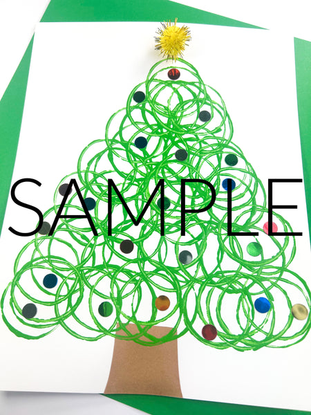 Christmas Tree Toilet Paper Roll Painting (PLR Limited - 20 Sets)