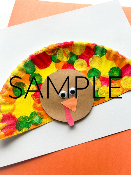 Turkey Paper Plate Craft (PLR Limited)