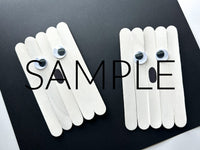 Ghost Popsicle Stick Craft (PLR Limited)