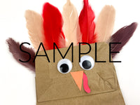 Turkey Paper Bag Craft (PLR Limited)