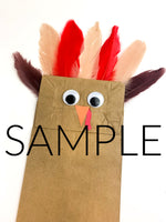 Turkey Paper Bag Craft (PLR Limited)