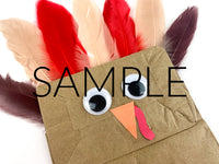 Turkey Paper Bag Craft (PLR Limited)