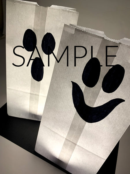 Paper Bag Ghost Luminaries (PLR Limited)