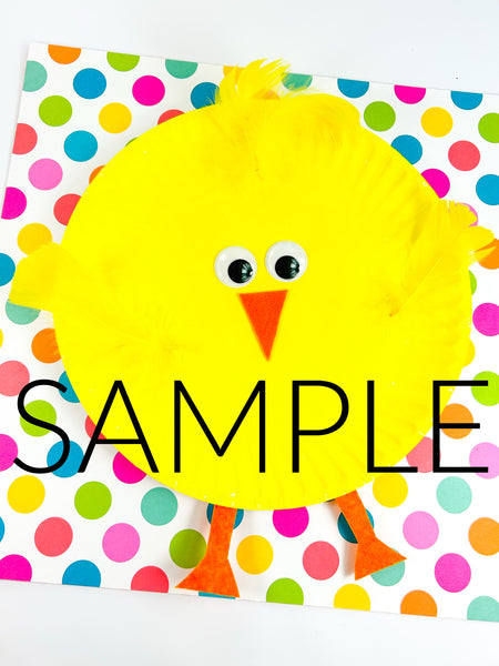 Paper Plate Chick (PLR - Unlimited)