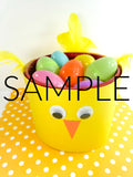 Coffee Container Chick Easter Basket (PLR Unlimited)